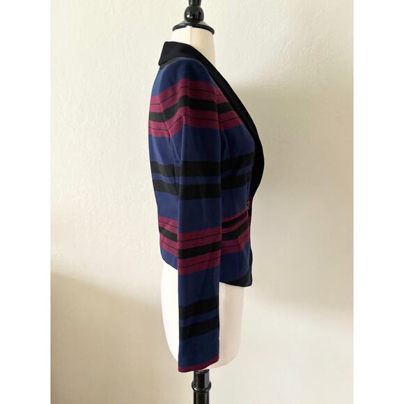 BCBGMAXAZRIA Striped Knit Blazer Size XS - Picture 5 of 8